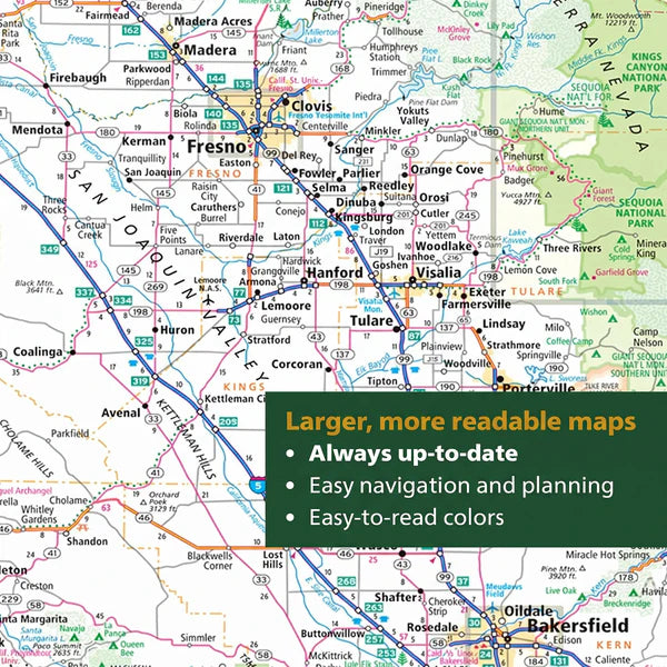 Road Atlas & National Park Guide: United States, Canada, Mexico
