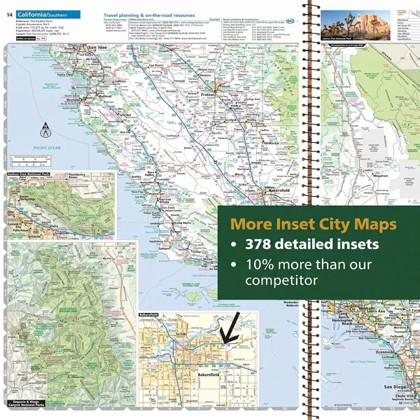 Road Atlas & National Park Guide: United States, Canada, Mexico
