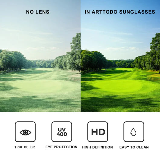 UV Polarized Golf Sunglasses