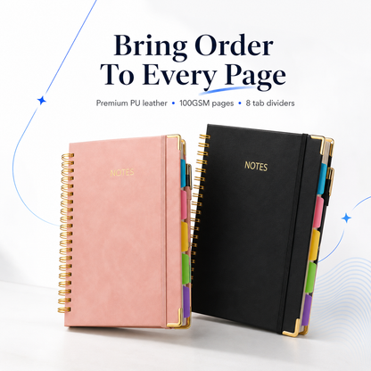 CleanPage Organizer Notebook