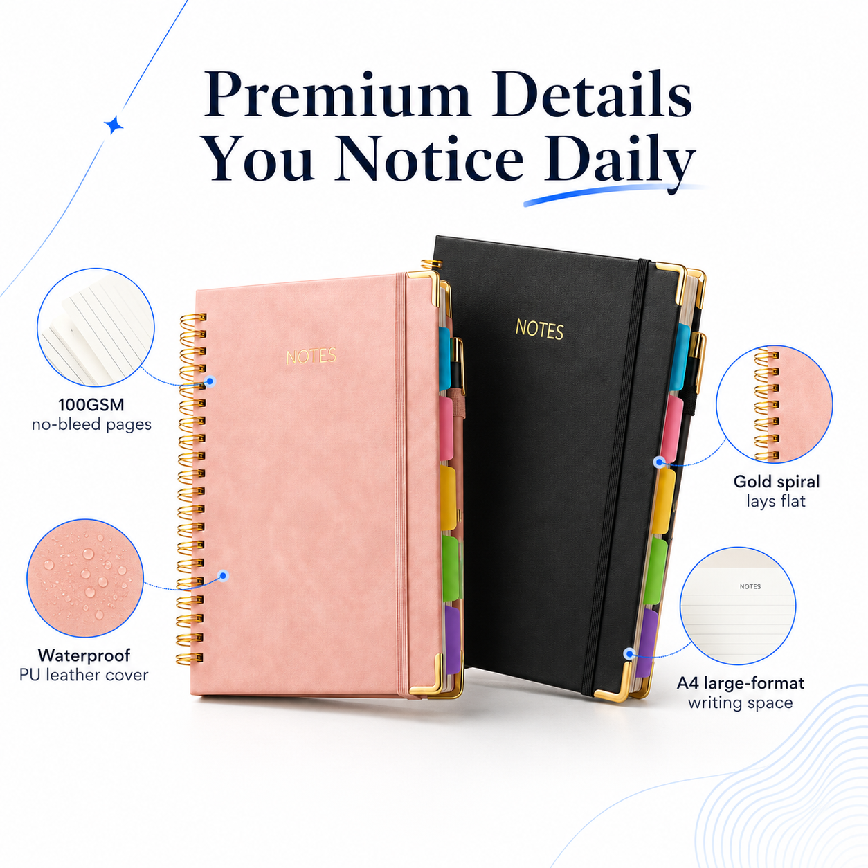 CleanPage Organizer Notebook