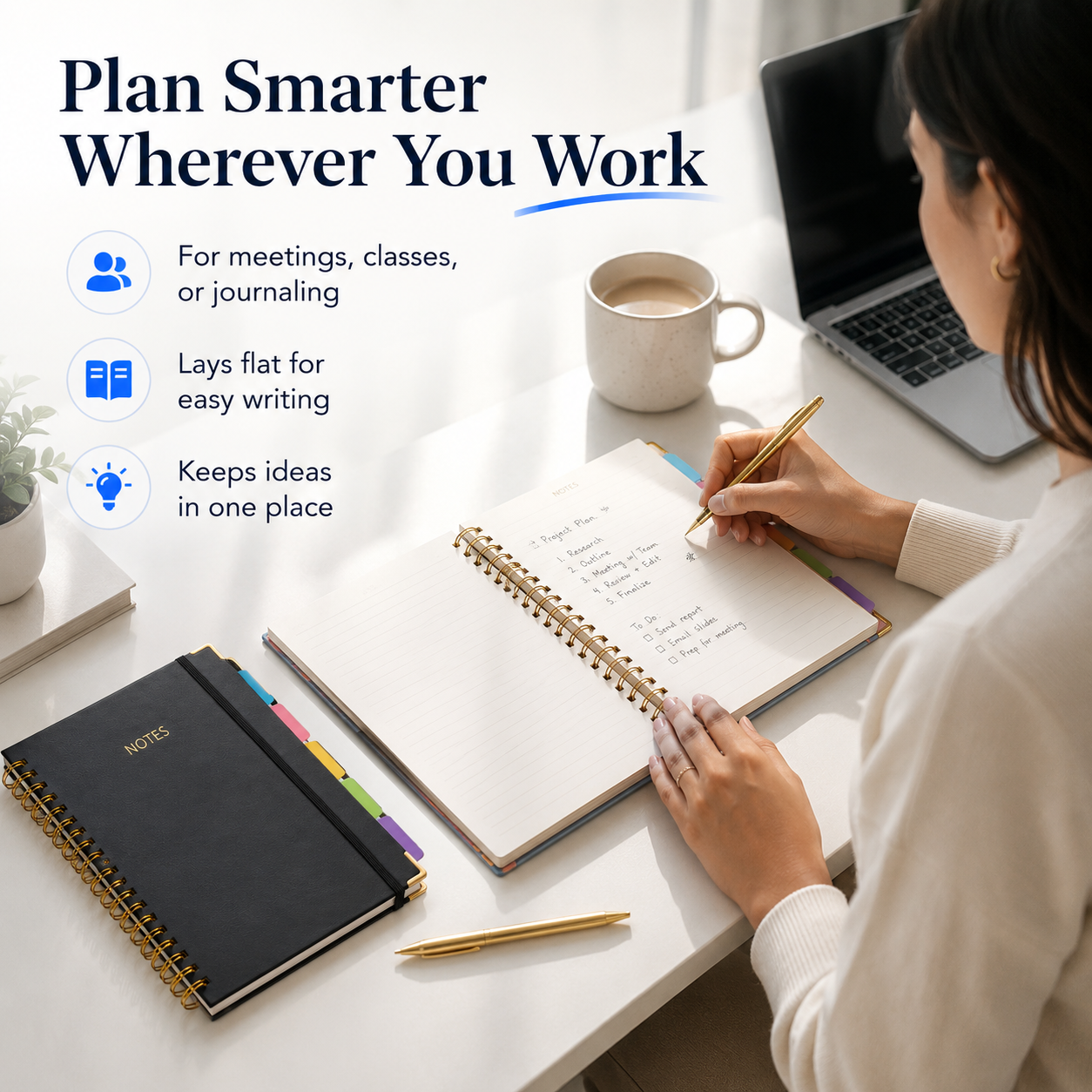 CleanPage Organizer Notebook