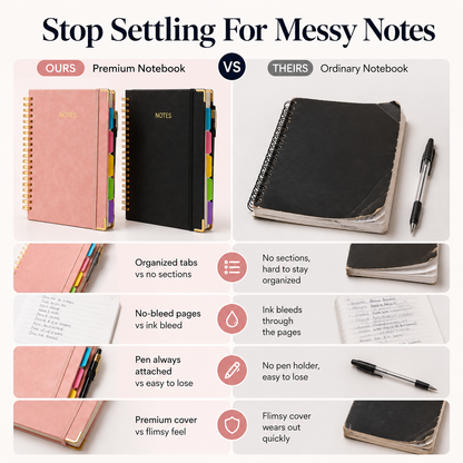 CleanPage Organizer Notebook