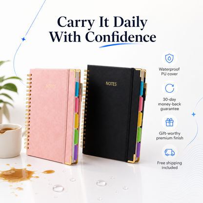 CleanPage Organizer Notebook
